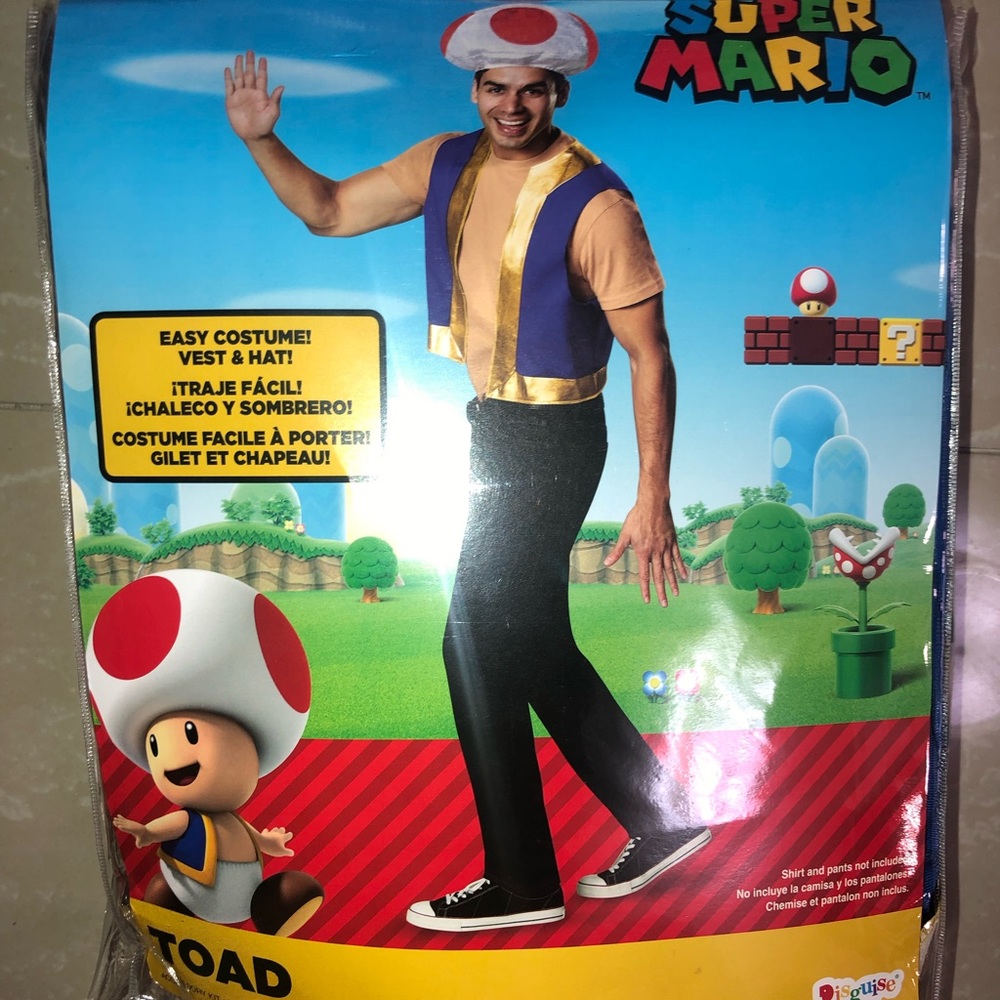 Super Mario Toad Costume